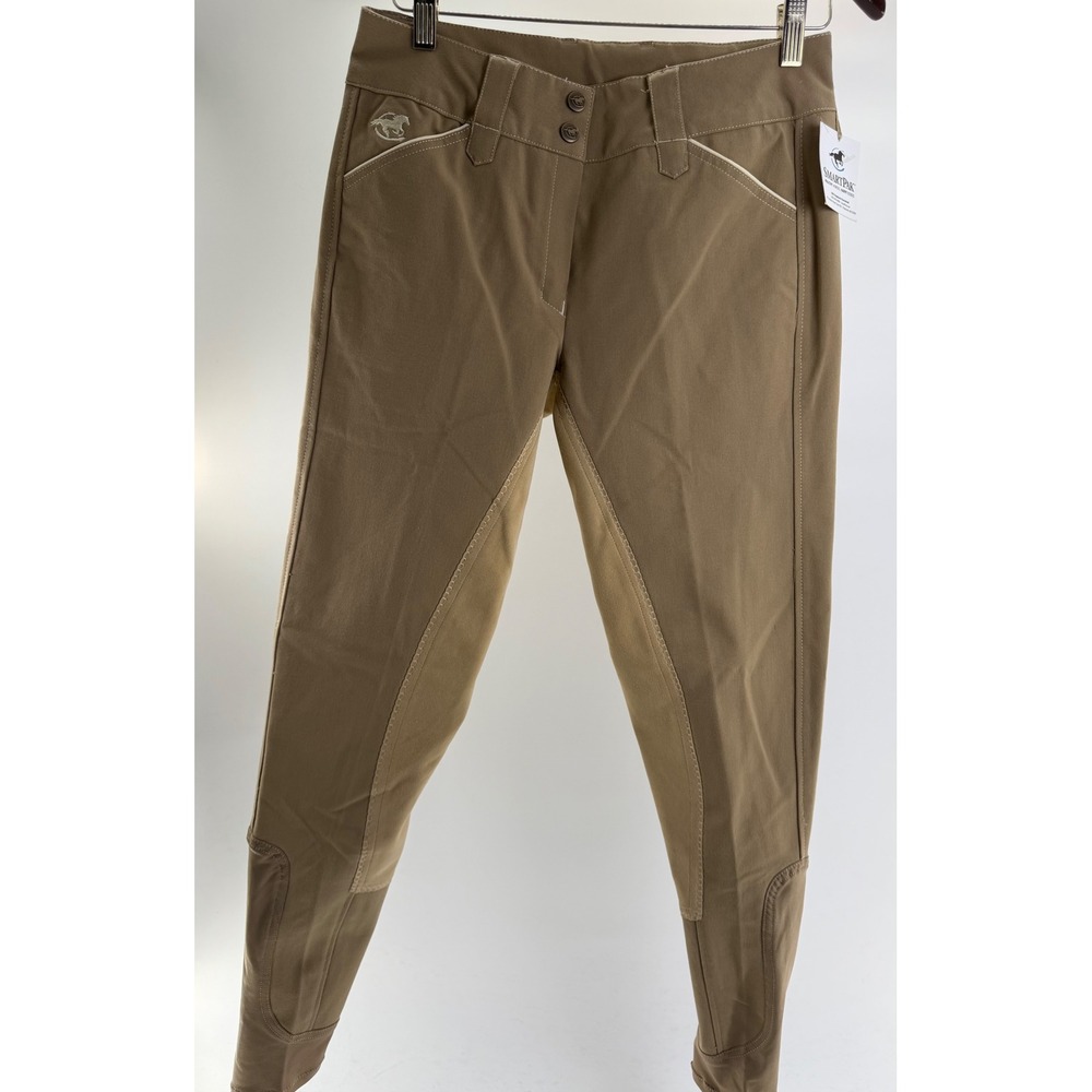 SmartPak Piper Original Low-Rise Full Seat Breeches Tan Vanilla 28L NWT